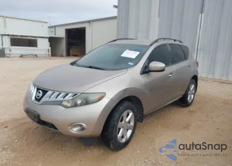 2009 Nissan Murano Sl z USA, uszkodzony, nr VIN JN8AZ18U79W018405